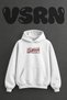 Nothing Impossible Arabic Design Pre-Printed Oversize White Hooded Sweatshirt