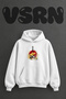 Zenitsu Agatsuma_1 Design Pre-Printed Oversize White Hooded Sweatshirt