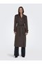 Ina Long Faux Suede Women's Trench Coat 15348498