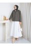 Women's Button Detailed Waterproof Seasonal Short Trench Coat Jacket