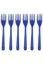 Special Series Meeting Presentation Plastic Forks 25 Pieces Navy Blue - 2