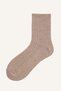Women's 5-Piece Cotton Ribbed Long Socks I9771Axns - 3