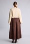 High Waist A-Line Scuba Fabric Maxi Skirt I3849Ax26Wn - 5