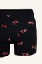 Regular Fit Figure Patterned 2-Piece Boxer with Elastic Waist I4645Ax26Au - 4