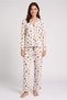 Women 2 Pcs Allover Print Top And Bottom Pyjama Set, Multicolor