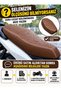 Motorcycle Saddle Cover, Dark Brown, Waterproof, Flexible, Leather Look, Scooter and Motorcycle Saddle Protector - 2