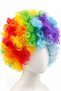 Multi-Color Curly Bonus Afro Wig Clown Party Costume Show Event Entertainment Accessory - 5