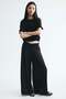Draped pull-on trousers