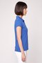 Women Sportswear Fit Short Sleeve Golf Polo Shirt, Blue - 3