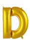 Delux Series Graduation Surprise Party D- Harf 34 Inch Gold Color Balloon 76 cm - 2