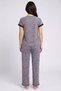 Women 2 Pcs Allover Print Top And Bottom Pajama Set, Multicolor - 4