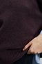 Pamela Sheep's Wool Blended Knitwear Sweater Plum - 6