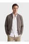 Rmz Gi̇yi̇m Farkiyla Standard Fit College Roba Collar Men's Knitwear Cardigan