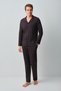 James Men's Cotton Shirt Collar Pajama Set