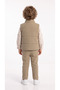 Printed Boys' Top and Bottom Set with Bow Tie, 3-Piece Set - 4