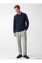 Esvab • Modern & Distinctive Devrik Roba Collar Embroidered Men's Sweatshirt - 2