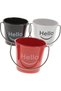 Mini Metal Sauce Buckets,Multi-Functional Condiment Containers and Dispensers,Pack of 3