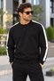 Men's Striped Detail Crewneck Sweatshirt