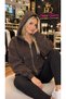 Women's 3 Thread Low-Thread Hooded Zippered Oversize Sweatshirt