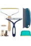 Pet Hair Remover Set,4 Pack Reusable Lint Remover and Carpet Rake for Furniture,Couch,Clothing,and Car Upholstery