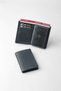 Genuine Leather Vertical Slim Men's Wallet Navy Blue - 13710 - 3