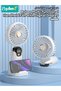 Portable Handheld Turbo Fan, USB Rechargeable Personal Fans, Mini Pocket Fans with LED Display＆Phone Stand, Foldable Personal Fan for Travel, Outdoor, Camping, Beach, Makeup - 2