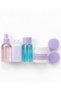Transparent 5-Piece Travel Cosmetic Set – Leak-Proof Care Bottles and Cream Containers - 3