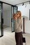 Buttoned Mink Hair Knitted Cardigan - 3