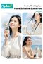 Portable Handheld Turbo Fan, USB Rechargeable Personal Fans, Mini Pocket Fans with LED Display＆Phone Stand, Foldable Personal Fan for Travel, Outdoor, Camping, Beach, Makeup - 7