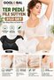 3-Piece Women's Underarm Sweat Pad Mesh Crop Bustier – 100% Cotton Padded, Black and White Skin Color - 5