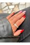 Silver Color Honeycomb Model Ring - 2