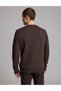 Dark Brown Regular Fit Crew Neck Sweatshirt 50332670-Vr084 - 5