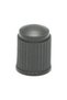 Black plastic valve caps 100 pcs/set - 2