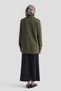 Pocket Detailed Knitted Jacket Khaki - 6