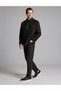 Dark Brown Slim Tailored Canvas Trousers 50331202-Vr084 - 3