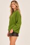 Women's Crew Neck Oversize Knitwear Sweater – Loose Fit Standard Size Soft Textured Casual Stylish Sweater - 2
