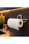 Self-Adhesive White Paper Towel Holder & Napkin Holder - No Drilling, No Screws, No Assembly Kitchen & Bathroom Hanger
