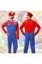 Mario Costume Luigi Costume Set, Luigi Costume, Cosplay Costume, Mario and Luigi Costume, Super Bros Cosplay Costumes, Women's Men's Outfit for Christmas, Carnival, Fancy Dress - 2
