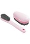 Soft Cleaning Brush Set for Shoes and Clothes,2 Pieces,Pink