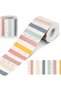 Classroom Bulletin Board Border,59 Feet Polka Dot and Stripes Straight Rolled Trim for School and Office Decoration