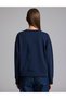 Navy Blue Oversize Sweatshirt 50333429-Vr033 - 6