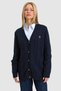 Women's Navy Blue Knitwear Cardigan 50330136-Vr033 - 3