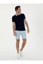 Blue Regular Fit Waist Tie Shorts 50287286-Vr036 - 3
