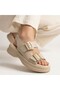 Kaji Nude Skin Double Buckle Sandals - 4