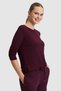 Women's Burgundy Sweatshirt 50332055-Vr180 - 3
