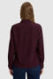 Women's Burgundy Long Sleeve Shirt 50329493-Vr014 - 6
