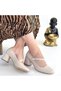 Kier Beige Skin Heeled Shoes - 4