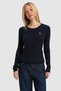 Women's Navy Blue Basic Sweater 50331602-Vr033