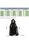 Halloween Women's Black Hooded Cape - Cosplay Costume for Witch Dress & Ghost Bride Looks Ghostly Witch Dress - 5