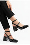 Towep black patent leather high heeled shoes black - 2